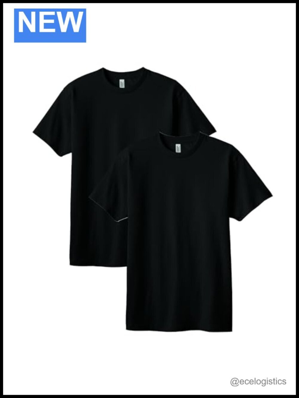Heavyweight 100% Cotton Crew Neck T-Shirt, Relaxed Fit, Multipack